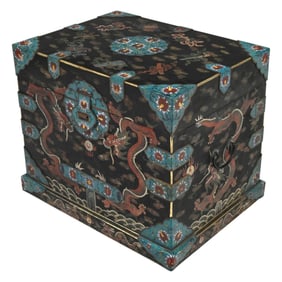 Chinese Cloisonne Storage Chest