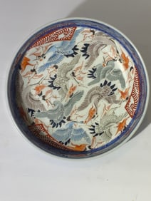 Japanese Inari bowl with cranes