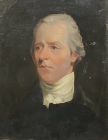 John Hoppner (1758 - 1810) School Oil Painting Of William Pitt The Younger
