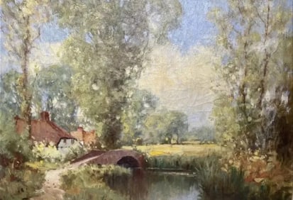 George Thompson Pritchard (1878 - 1962) Impressionist Oil Painting California