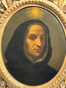 Portrait of Fra Angelico after ? Carlo Dolci Florence Italy amazing period Italian Frame