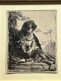 Rembrandt etching