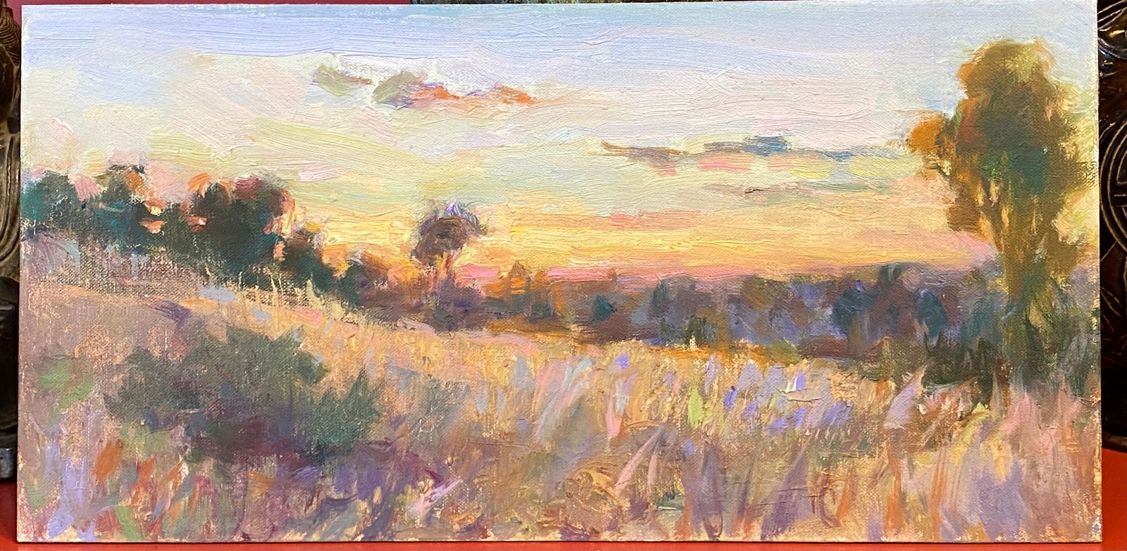 Unsigned Impressionist Landscape Oil Painting possibly Lynn Gertenbach.. (1 of 3)