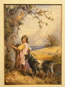 Myles Birket Foster RWS (4 February 1825 – 27 March 1899) Original Watercolor