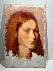 Cape Cod Hensche Hawthorne School oil painting Mud Head.. Size is 11" x 17"