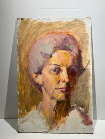 Cape Cod Hensche Hawthorne School oil painting Mud Head.. Size is 11" x 17"