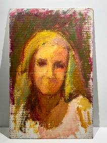 Cape Cod Hensche Hawthorne School oil painting Mud Head.. Size is 11" x 17"