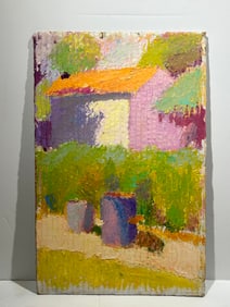 Cape Cod Hensche Hawthorne School oil painting Still life and Mud Head