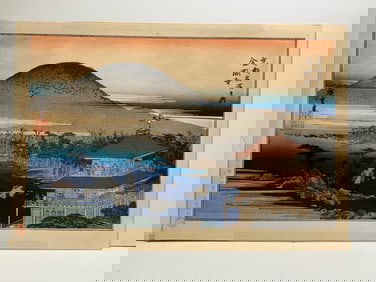 Utagawa Hiroshige Japanese Woodblock Pring