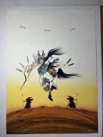 Rance Hood Lithograph Pencil Signed Numbered 88/125 Very Rare