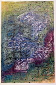 Jay Jesse McVicker (1911 - 2004) Original Abstract Mixed Media painting