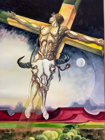 Dean Hyde Original Modernist Watercolor Painting