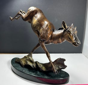 Jocelyn Lillpop Russell Bronze sculpture Limited ed. Signed numbered 2003