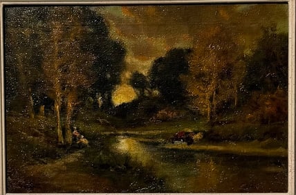 William Keith (1838 - 1911) Luminous Landscape Oil Painting