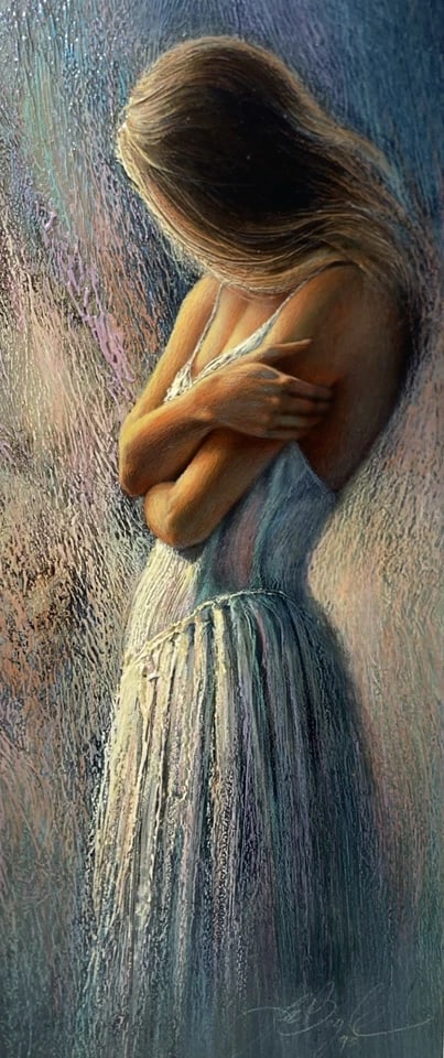 Lee Bogle Original Oil Painting Of Beautiful Woman Signed Dated 1993 W/ Letter: Lee Bogle Original Oil Painting Of Beautiful Woman Signed Dated 1993 W/ Letter