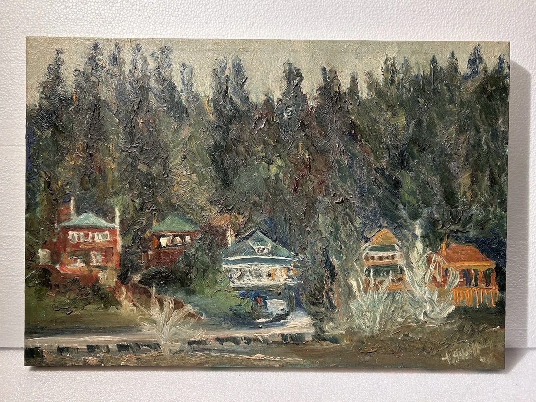 Frederick Griffing III 1951-2010 California Listed Artist Landscape Oil Painting Signed: Size is 14” x 21”..Frederick George Griffing III (b. 12/23/51 - DIED 12/23/2010 Oakland, CA) is a fourth generation Californian artist.Painting impressionistic seascapes, riverscapes, land