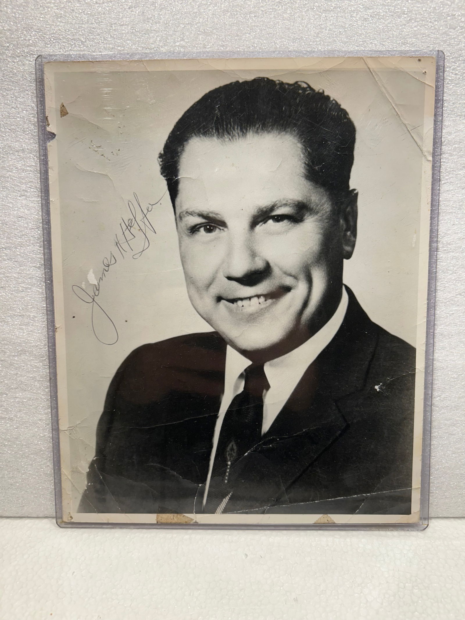 Signed Photo of Jimmy Hoffa 8” x 10”: Signed Photo of Jimmy Hoffa8” x 10”