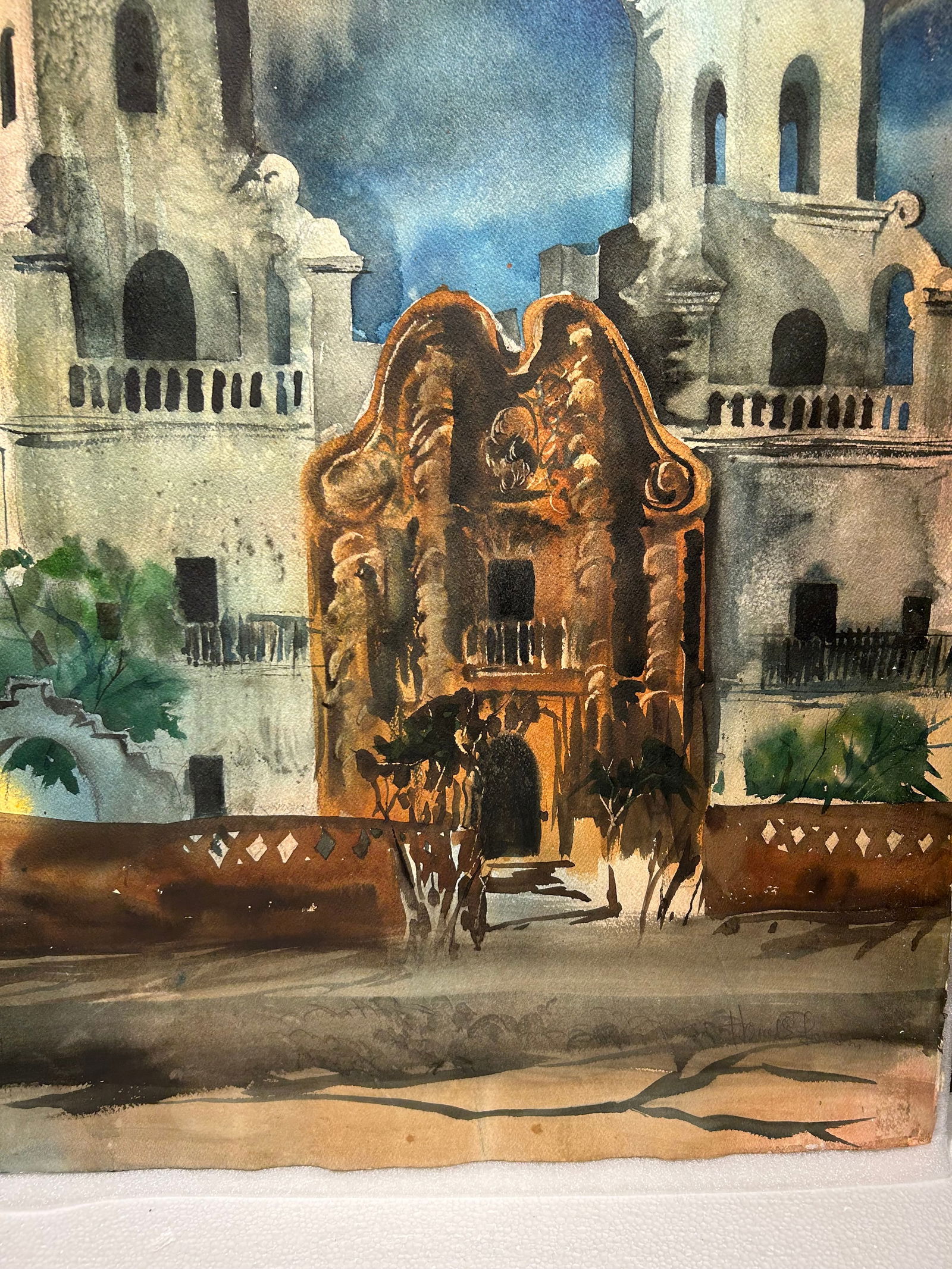 Harold E (Hal) Larsen Watercolor Signed - 3