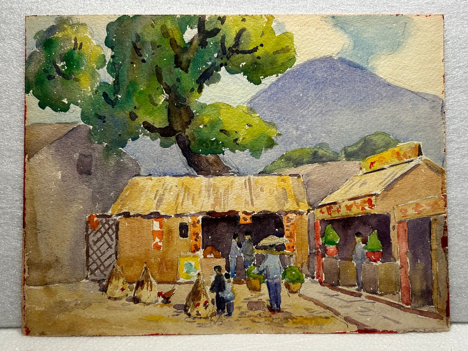 Frances Alice Keffer 1881-1953 Watercolor: Frances Alice Keffer 1881-1953 Watercolor..9" x 12"