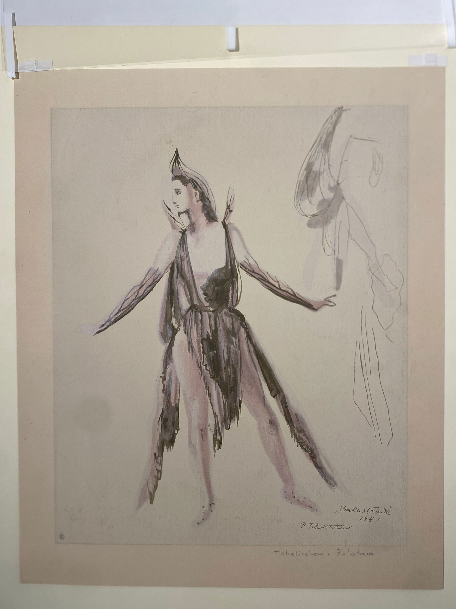 Pavel (Tchelitchev) Tchelitchew Serigraph RARE Print: Pavel (Tchelitchev) Tchelitchew Serigraph -- Image Size 11 1/4" x 13 1/2.. Total size with margin 13 1/4" x 16 1/8"..