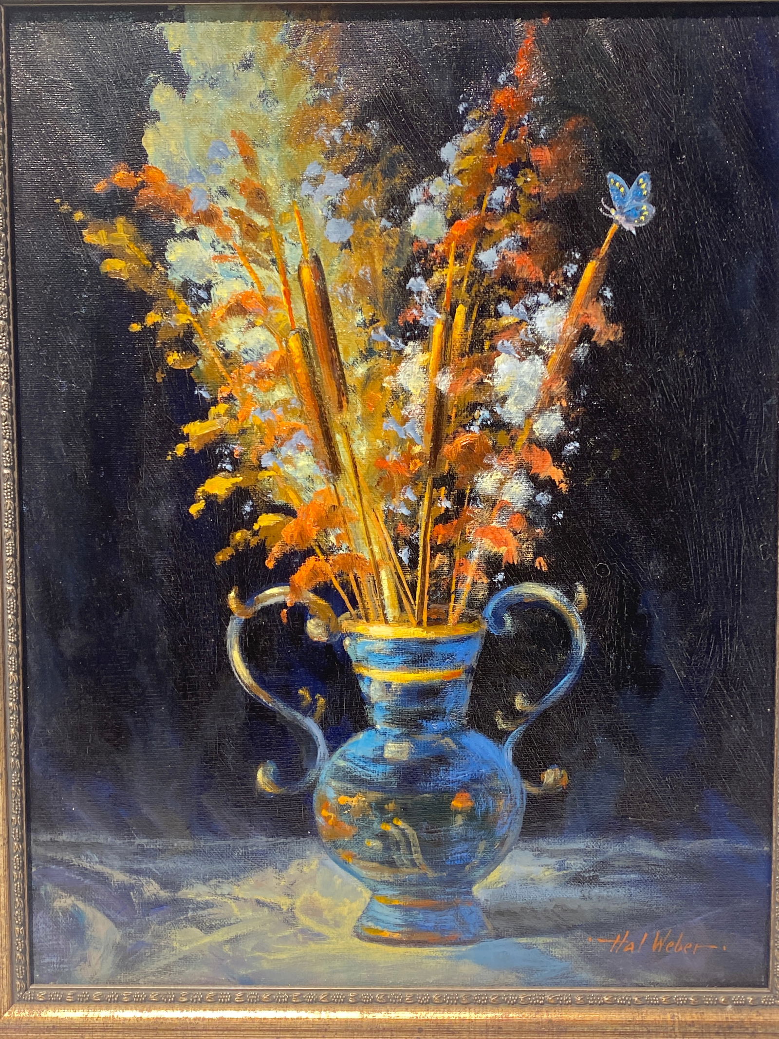 Charles Harold "Hal" Weber Oil painting Still life: Charles Harold "Hal" Weber Oil painting Still life..Oil on canvas.. size is 14” x 18”..