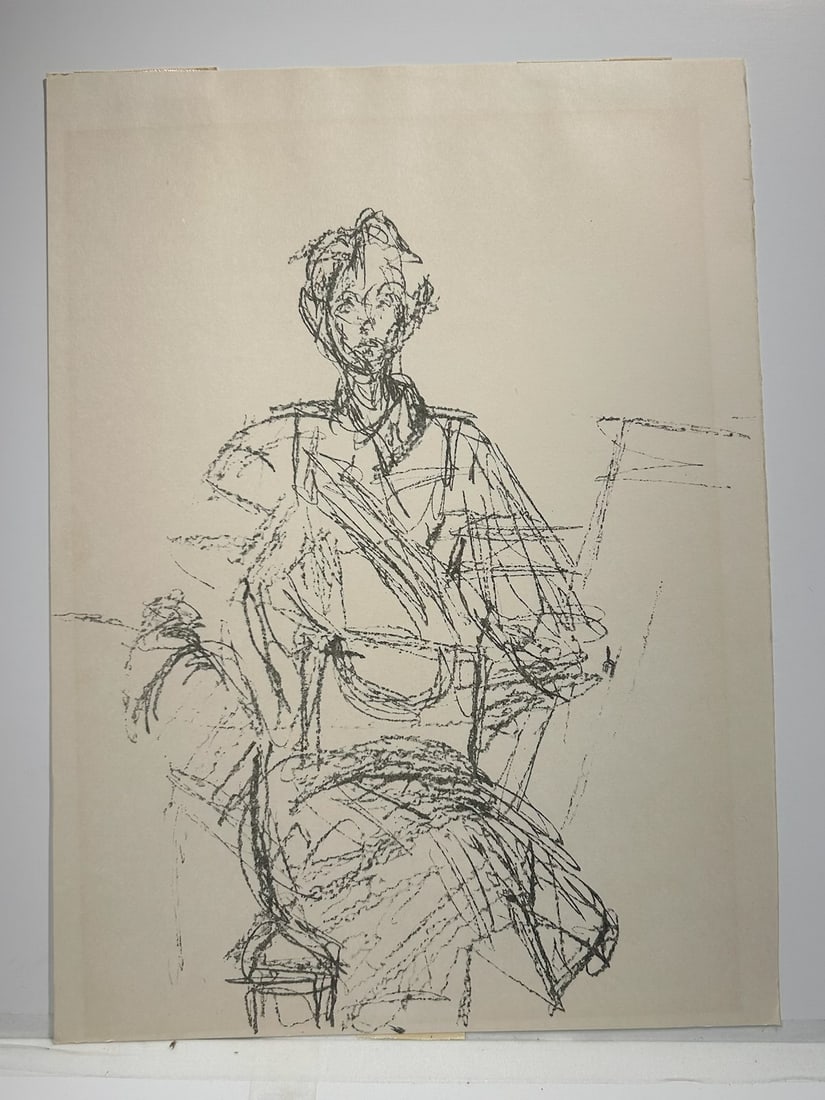 Giocometti Lithograph: Giocometti lithograph ——11” x 15”..