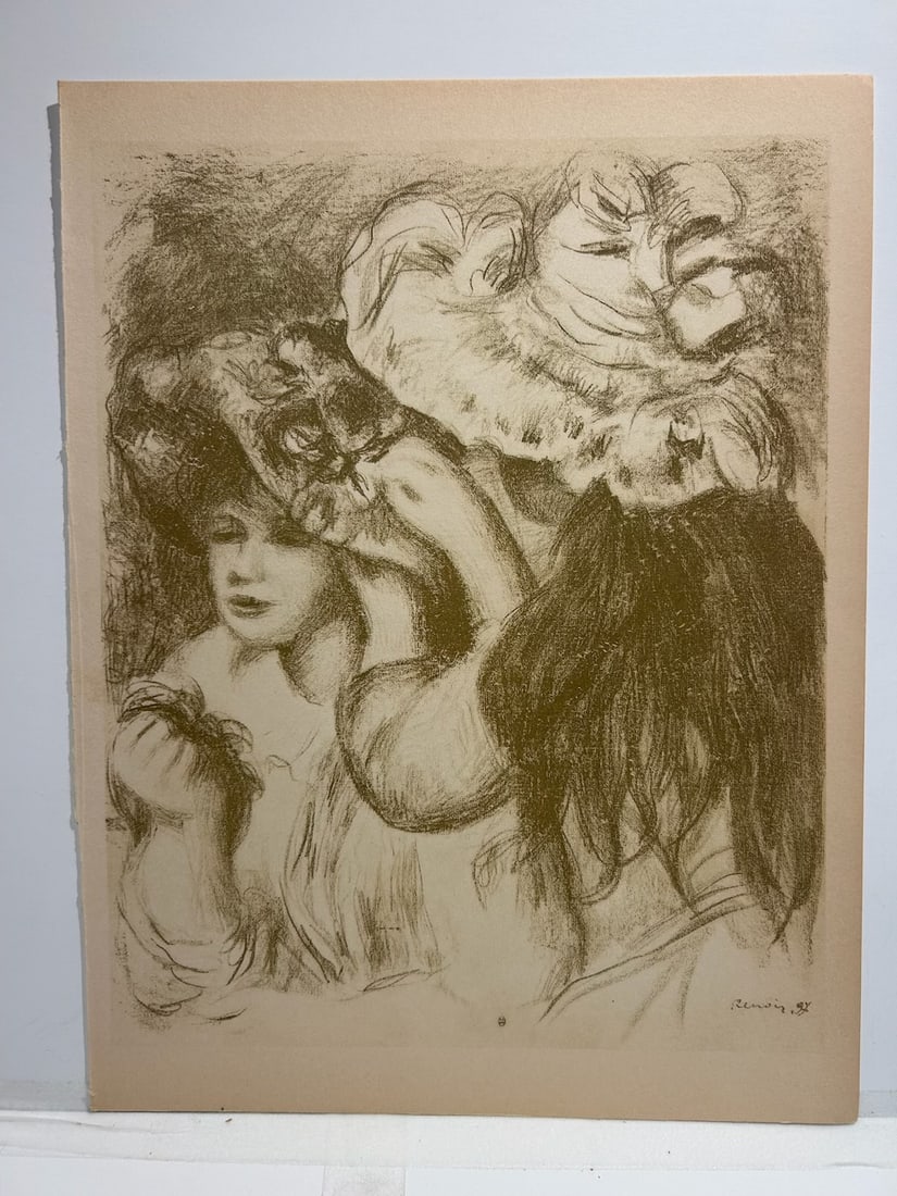 Renoir lithograph: Renoir lithograph10x13