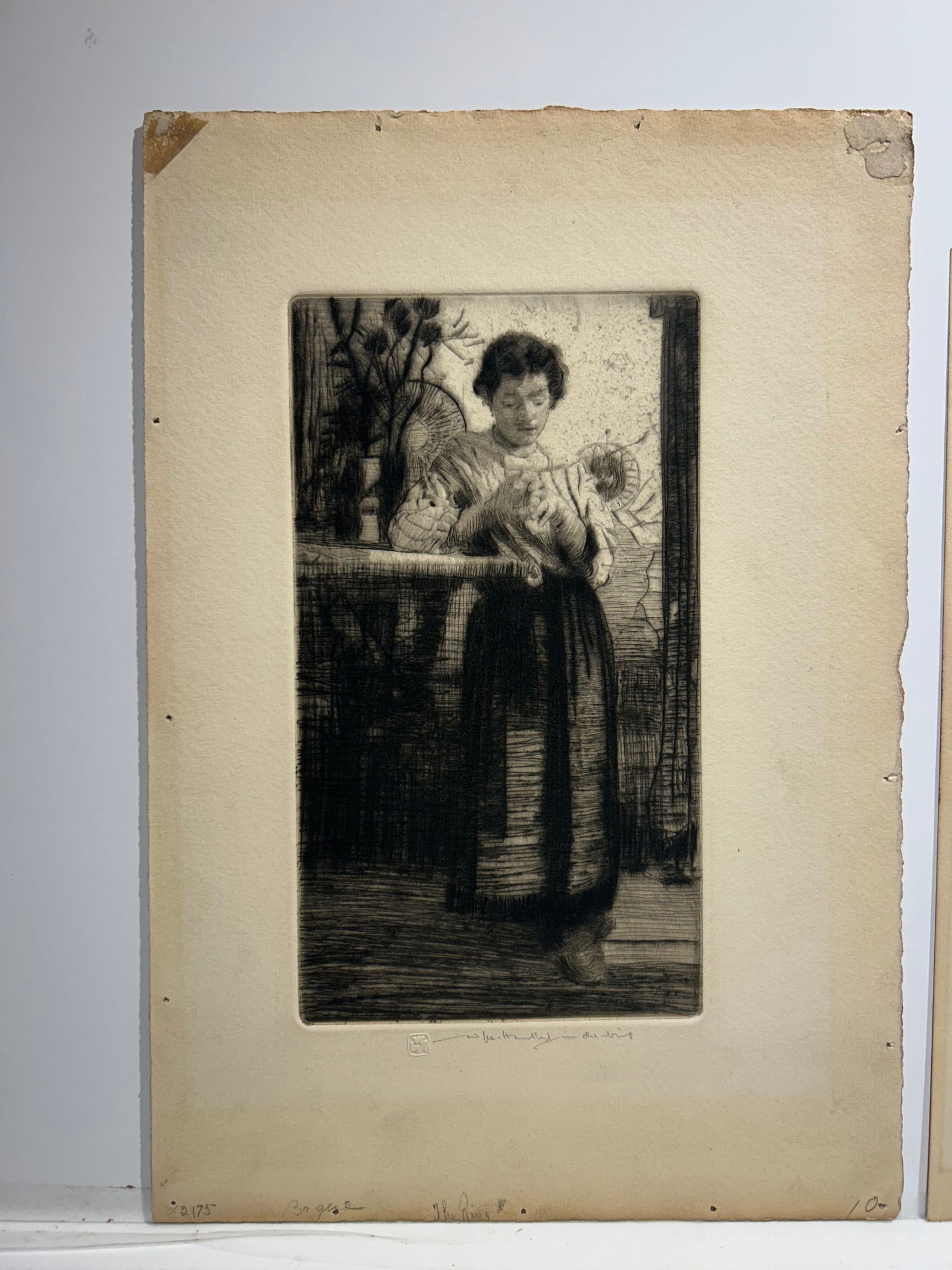 William Lee Hankey 2 Original etchings circa 1917: William Lee Hankey 2 Original etchings circa 1917..