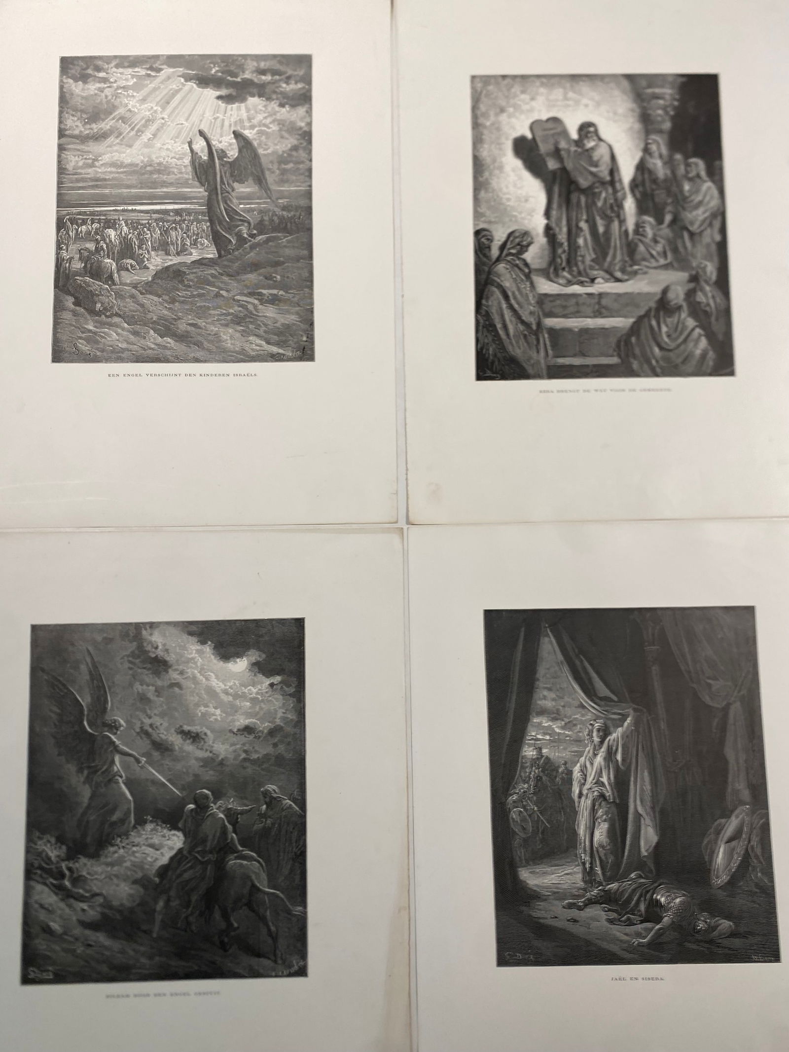 Collection of 4 Gustave Dore 19th Century Engravings (1 of 14)