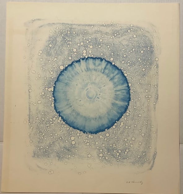 Alfred L. Kennedy Mixed Media Modern Abstract Painting 1976 (1 of 2)