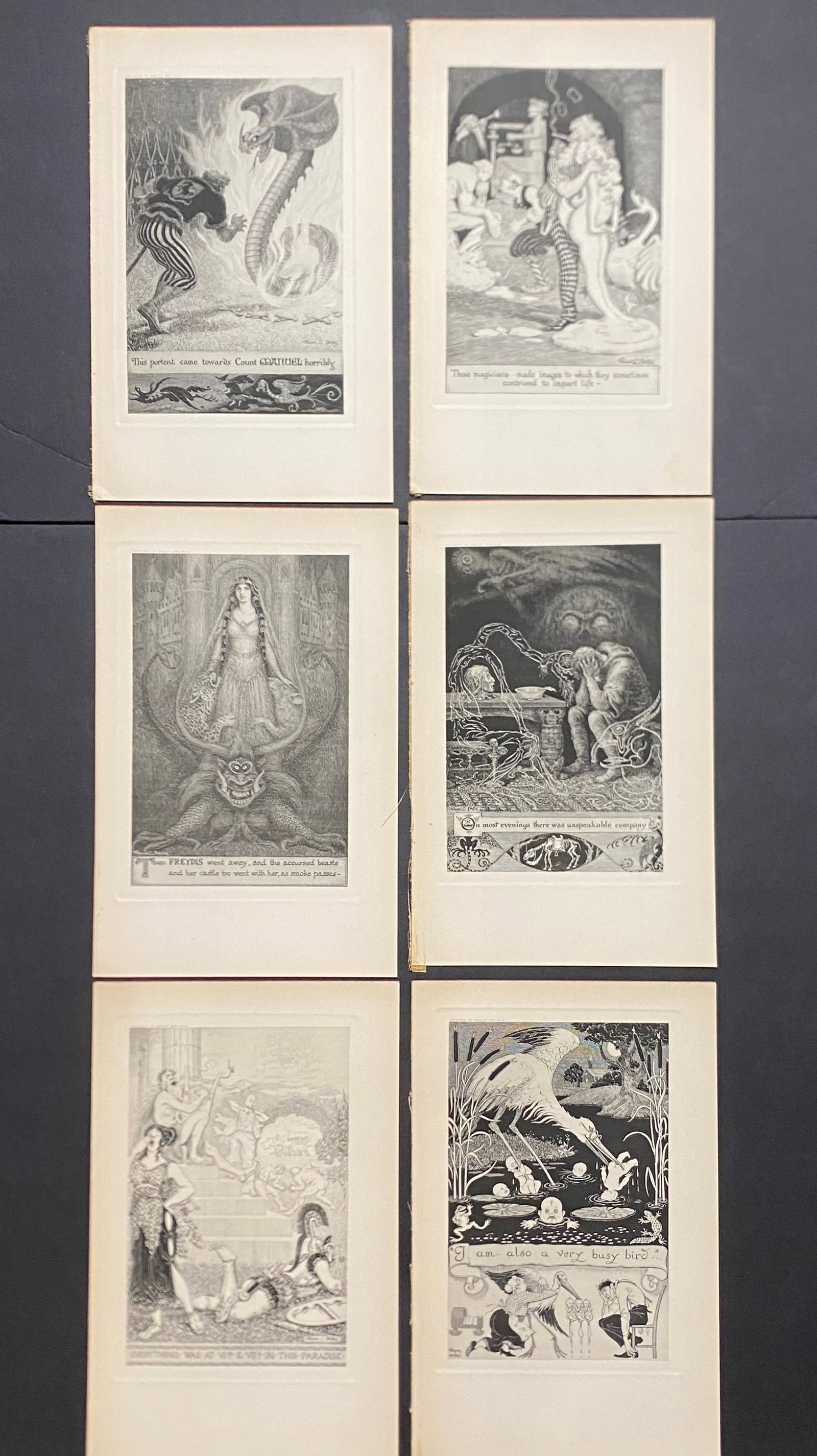 Frank Cheyne Pape (British, 1878-1972) Illustrations Engravings: Frank Cheyne Pape (British, 1878-1972) Illustrations Engravings Each size 5 3/4” x 9 1/4”... all items eligible for combined shipping.....