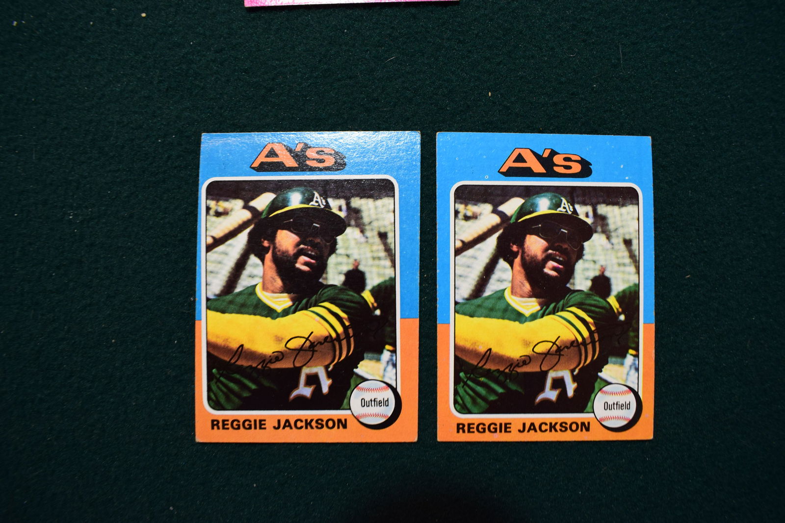 Reggie Jackson 1975 Topps x2 (1 of 1)