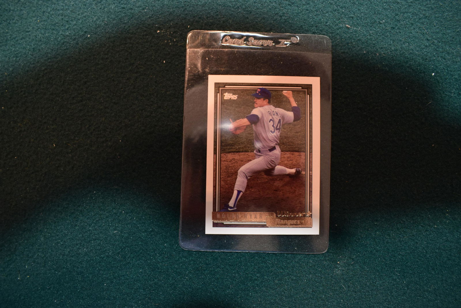 Nolan Ryan 1992 Topps GOLD WINNER card – RARE (1 of 1)