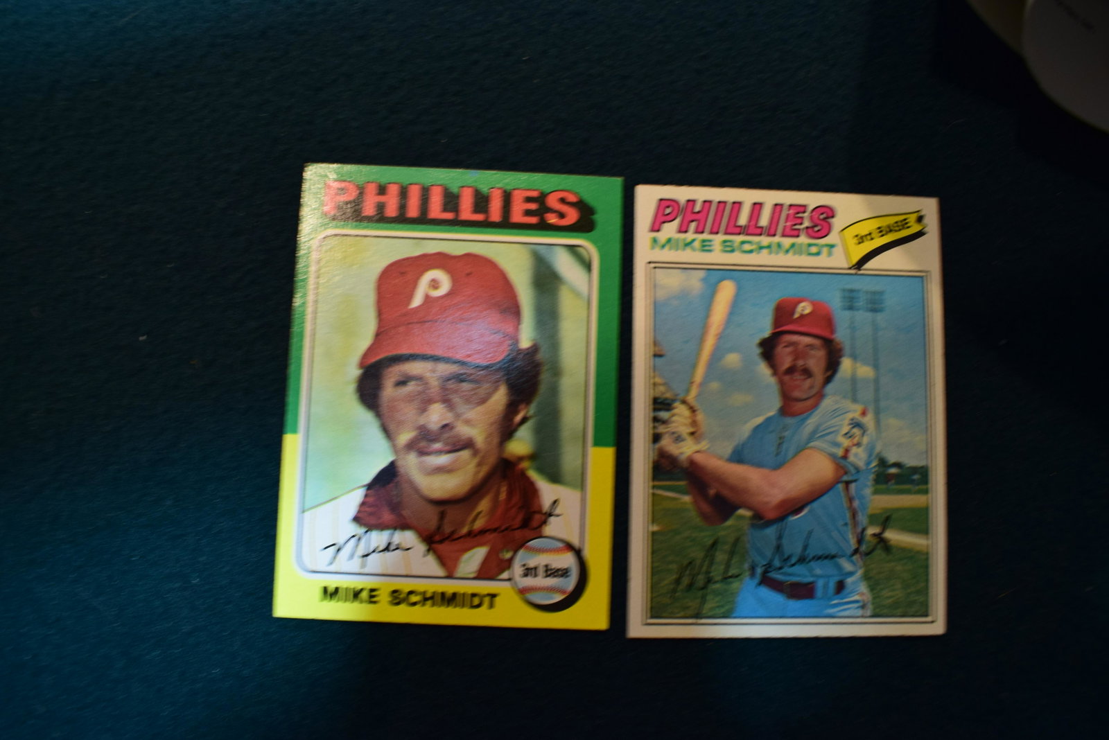 Mike Schmidt card lot: This is one of several lots of 1960-1970s baseball Star and Hall of Famer card being listed. As in title and in pictured, Please be the judge on condition yourself, but most at VG-NM – some better s