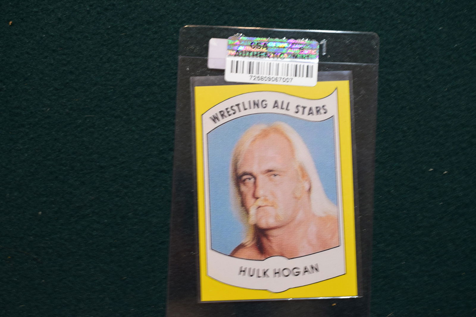 Hulk Hogan wresting card (1 of 1)