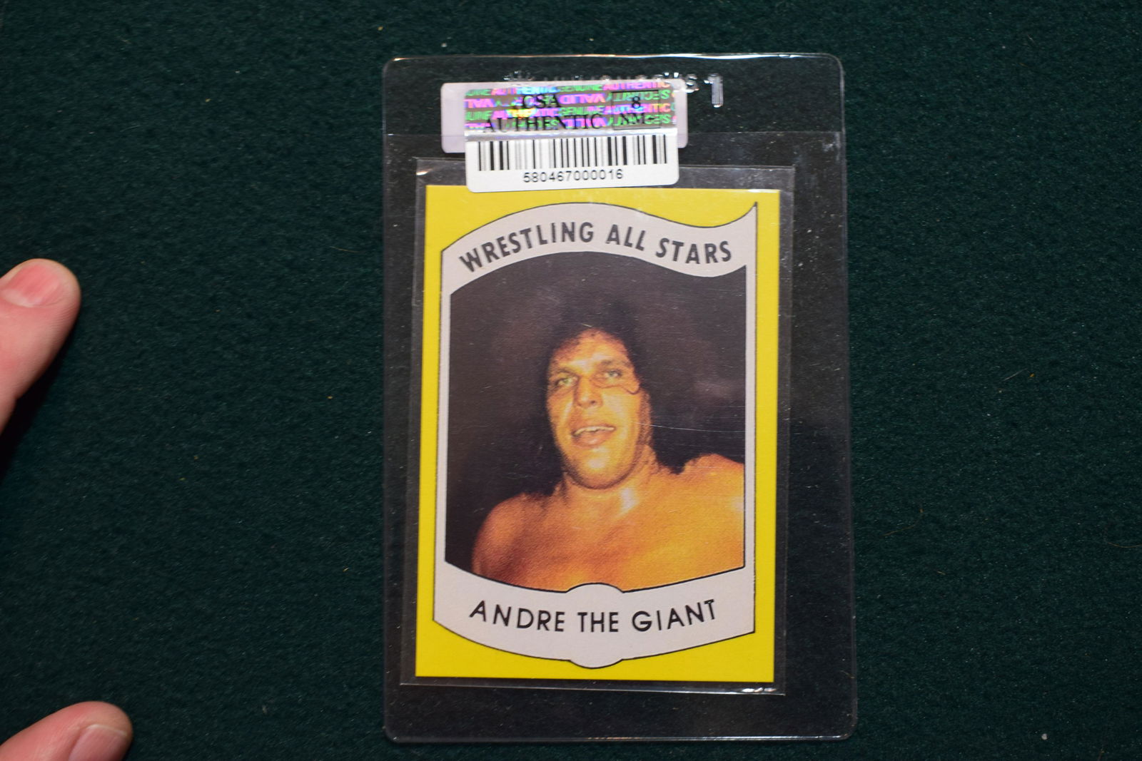 Andre the Giant wresting card (1 of 1)
