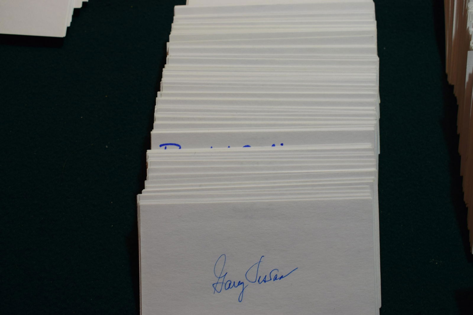 1960s baseball debut signed index cards (350+) (1 of 1)