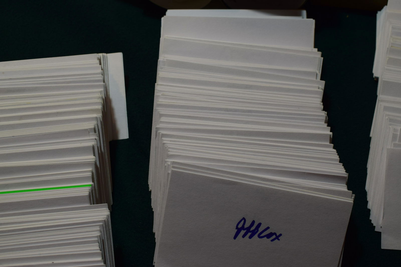 1980s debut baseball signed index cards (400+) (1 of 1)