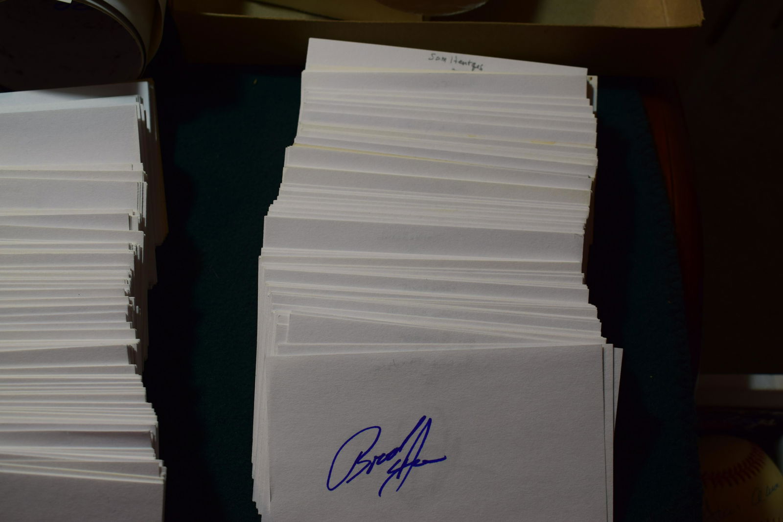 1990-2000s debut signed baseball index cards (300+) (1 of 1)