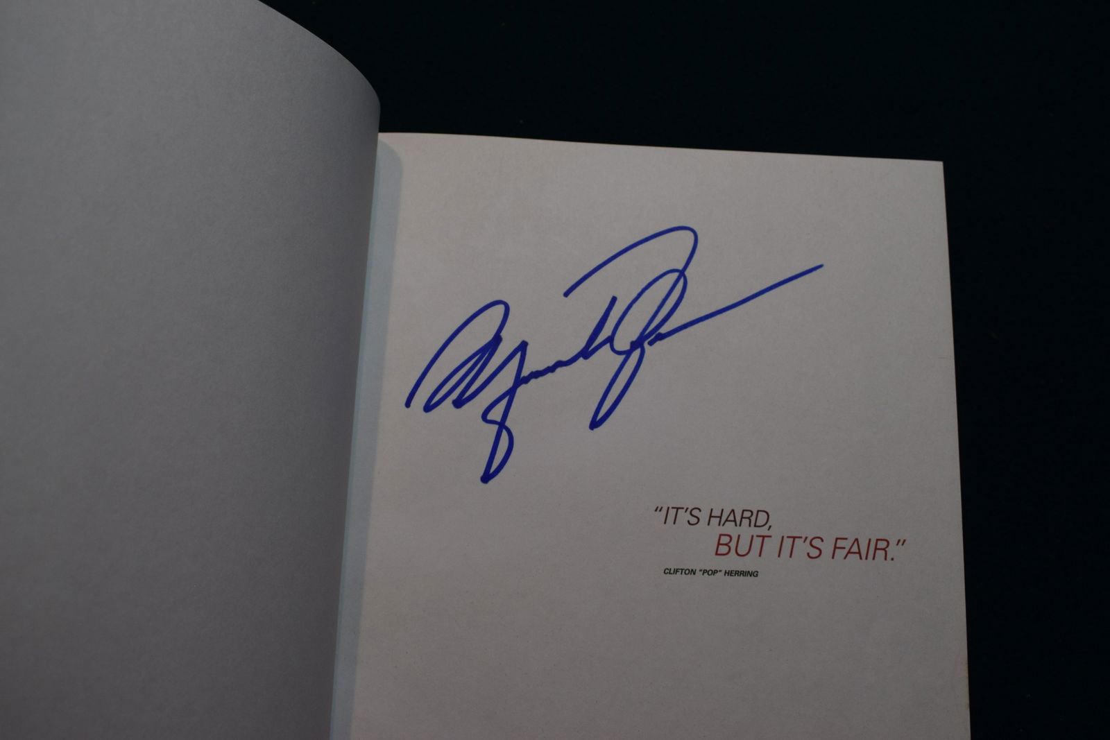 Michael Jordan signed book (1 of 1)