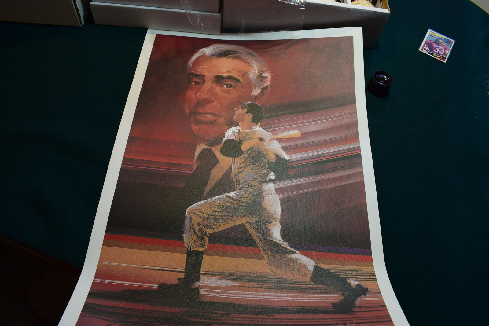 Joe DiMaggio signed litho (1 of 3)