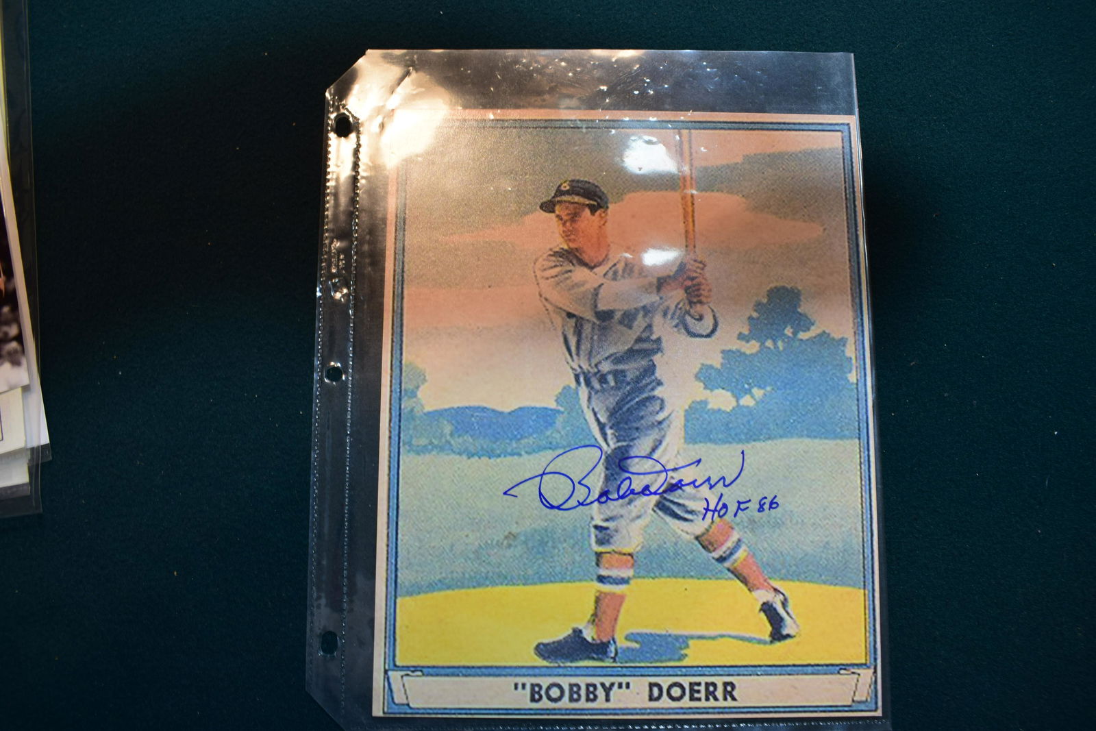 Bob Doerr signed 8x10 (1 of 1)