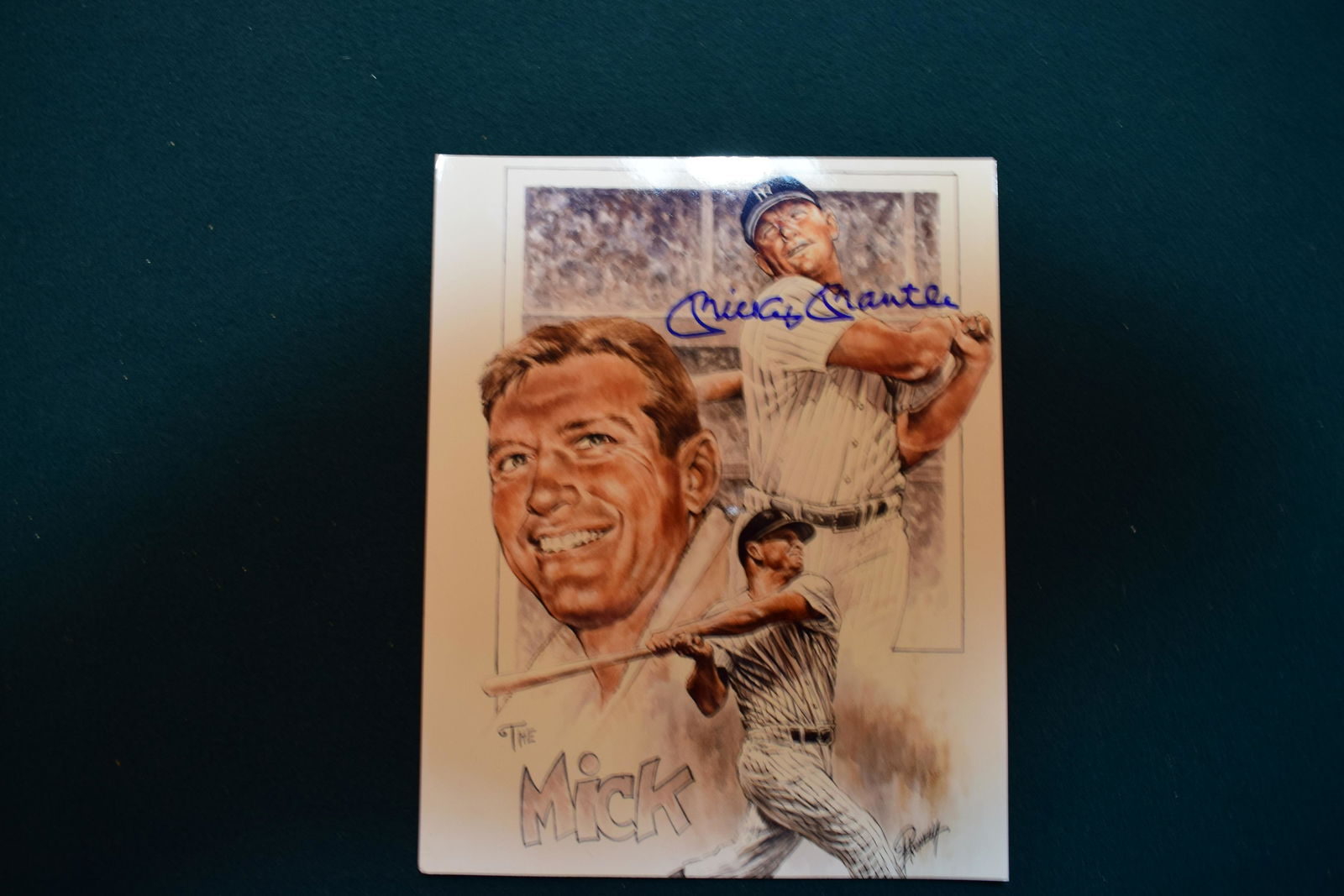 Mickey Mantle signed 8x10 (1 of 1)