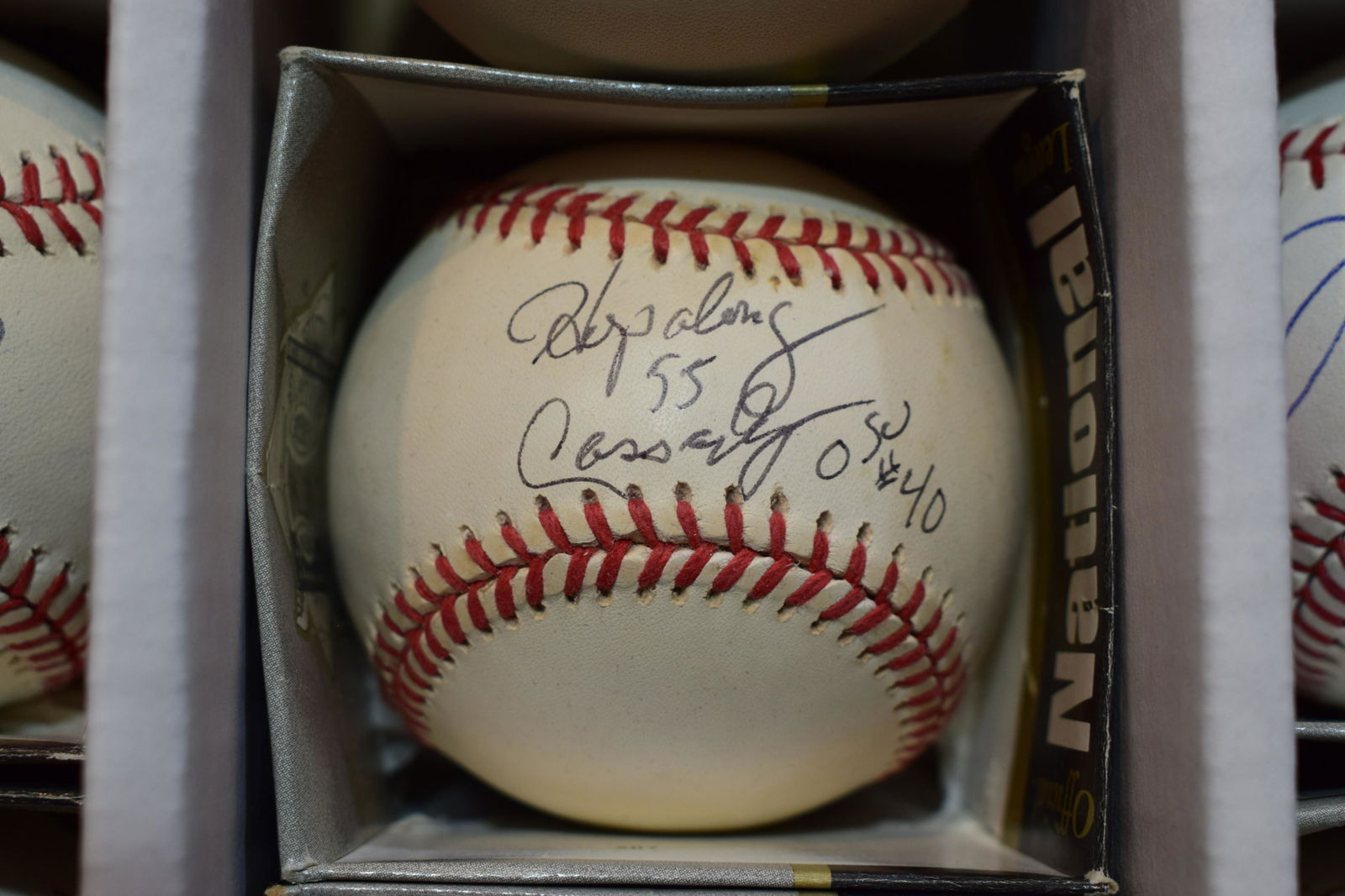 Hopalong Cassidy Heisman Trophy winner signed baseball (1 of 1)