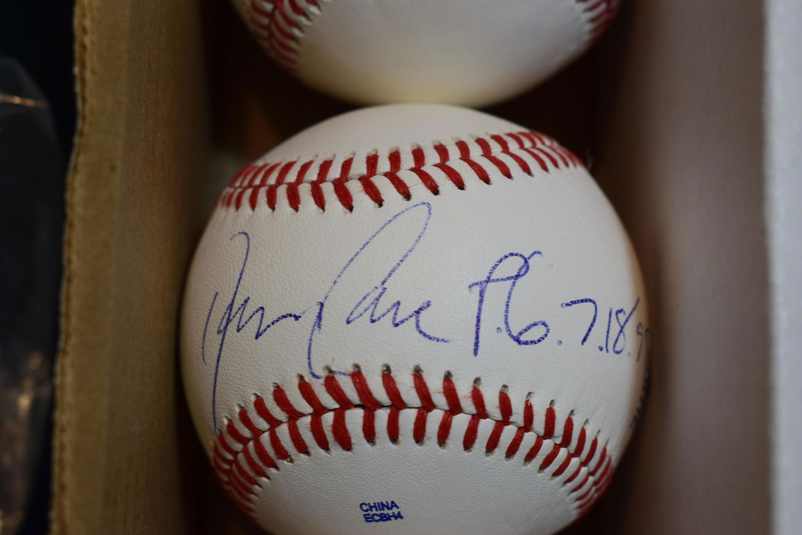 Perfect Game signed David Cone baseball (1 of 1)