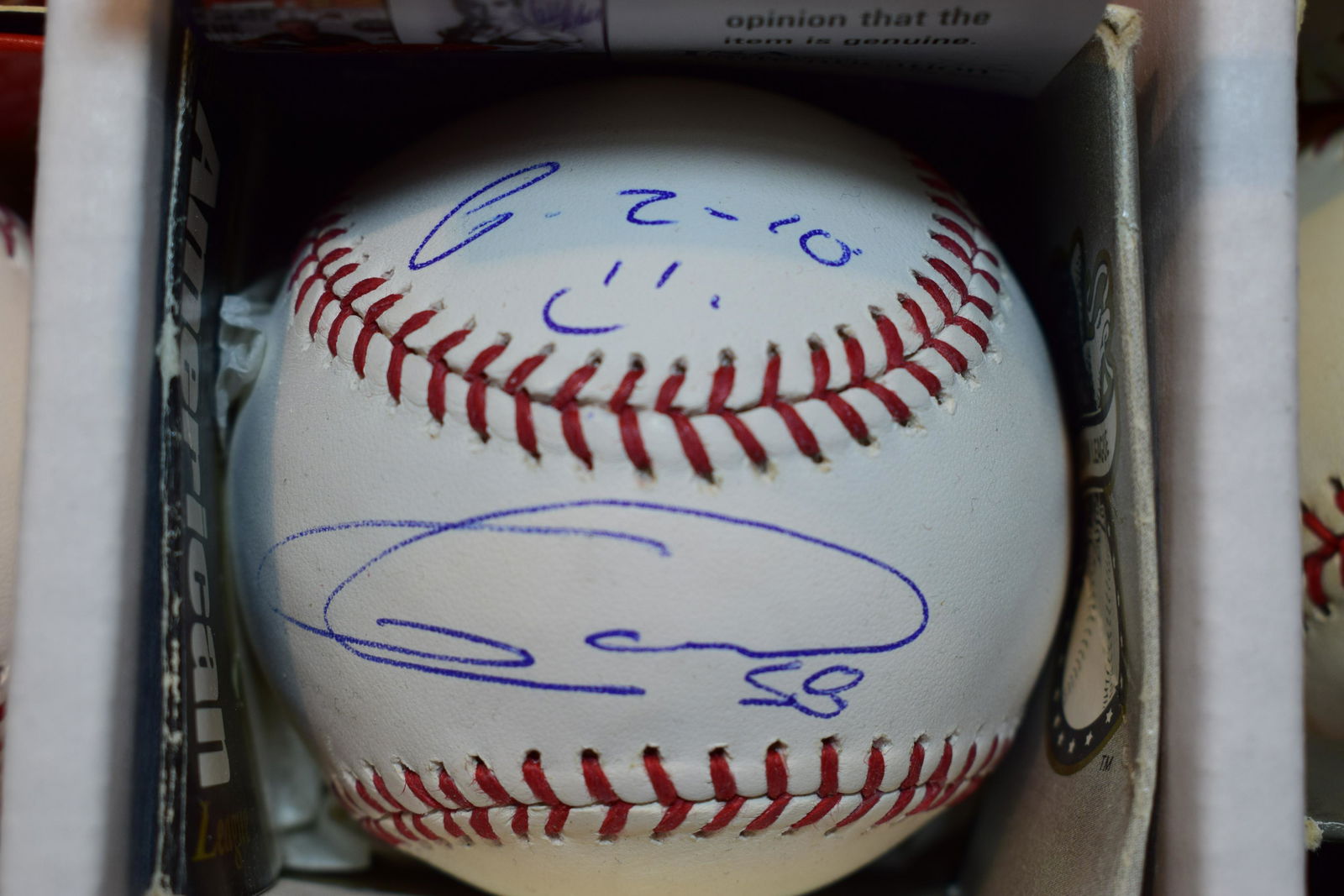Perfect Game signed Armando Galaraga baseball (1 of 1)