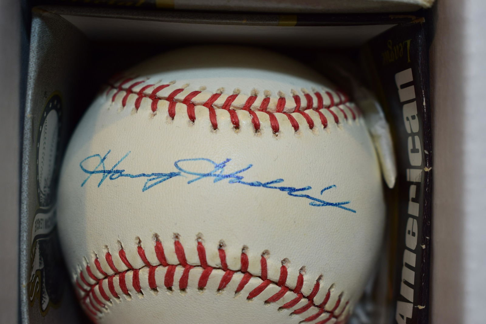 Perfect Game signed Harvey Haddix baseball (1 of 1)