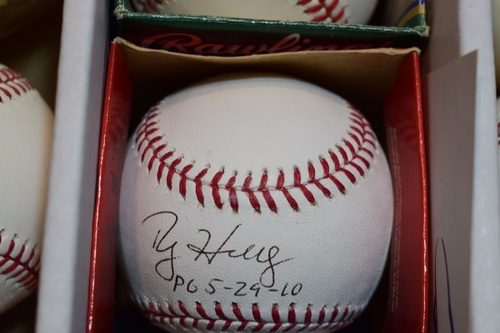 Perfect Game signed Roy Halliday baseball (1 of 1)