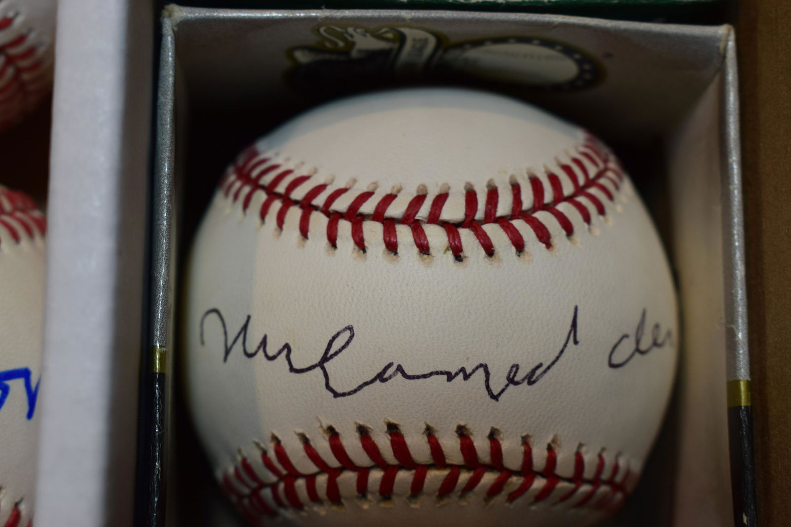 Muhammed Ali signed baseball (1 of 1)