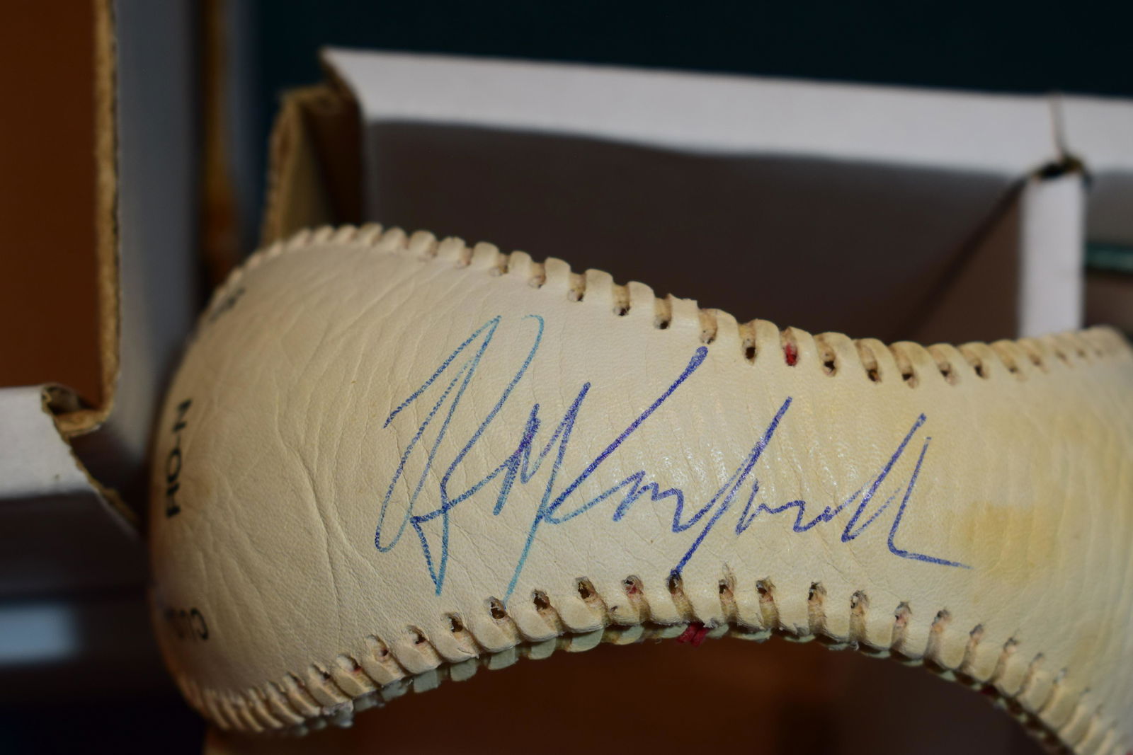 Roy Campanella HOFer signed baseball flats (1 of 1)